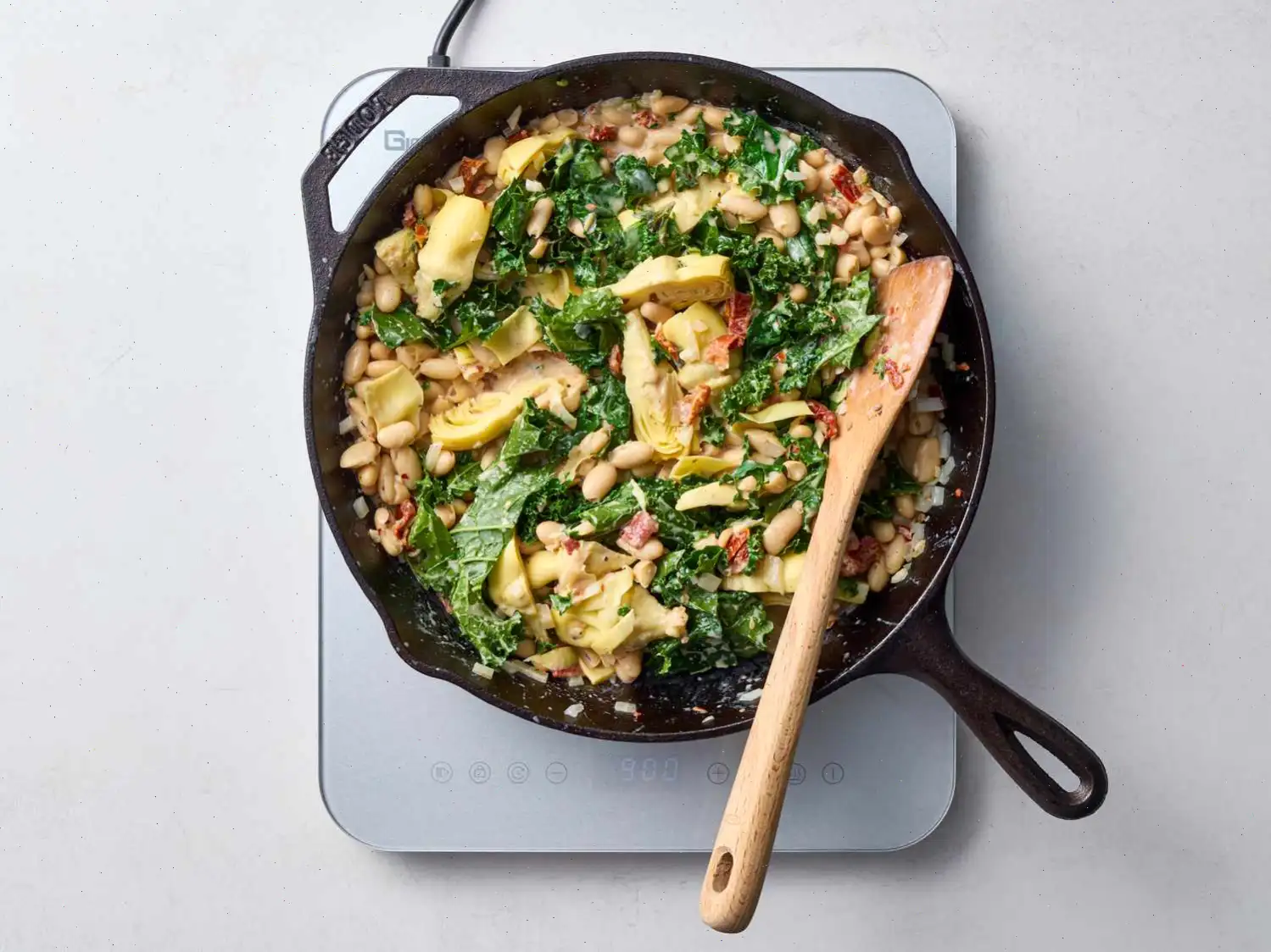 Creamy Tuscan White Bean Skillet Recipe