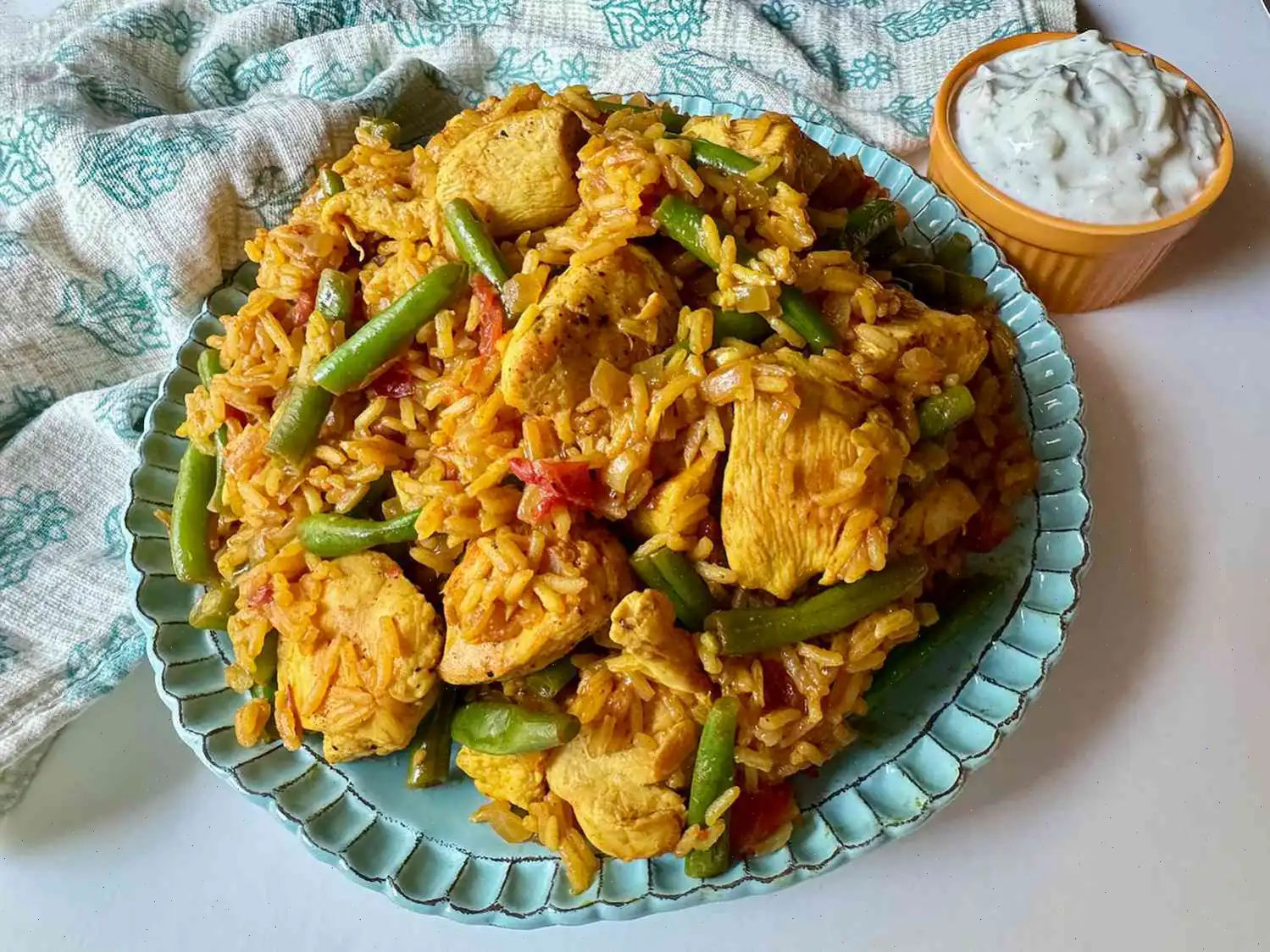 One Pot Turmeric Chicken and Rice Recipe