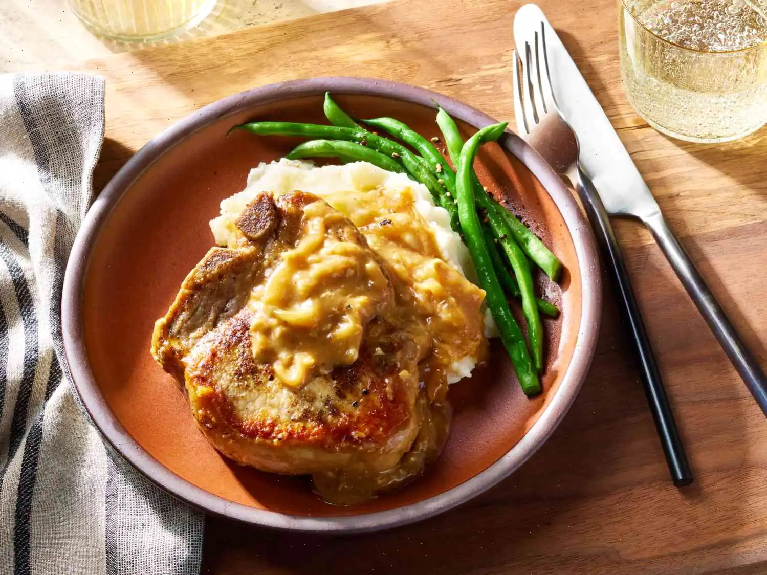 Chef John's Smothered Pork Chops