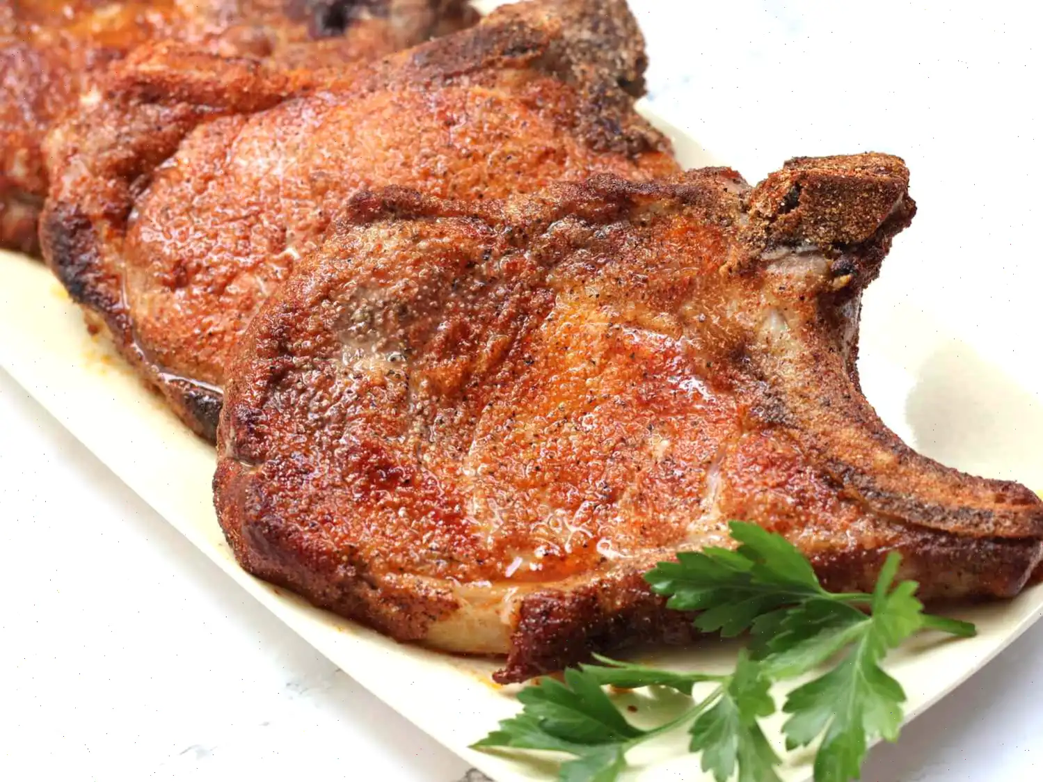 Pork Rub Rubbed and Baked Pork Chops Recipe